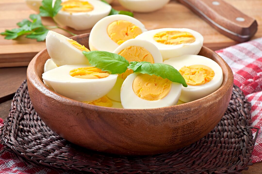 Boiled eggs can improve efficacy