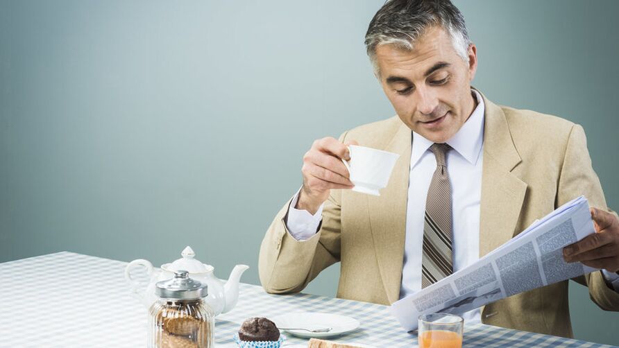 Men drinking tea can improve sexual performance