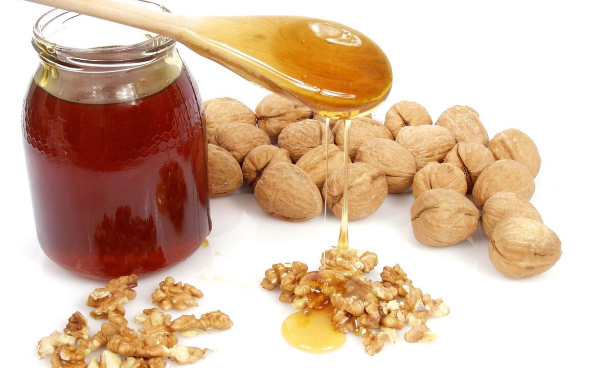 Benefits of honey and walnuts