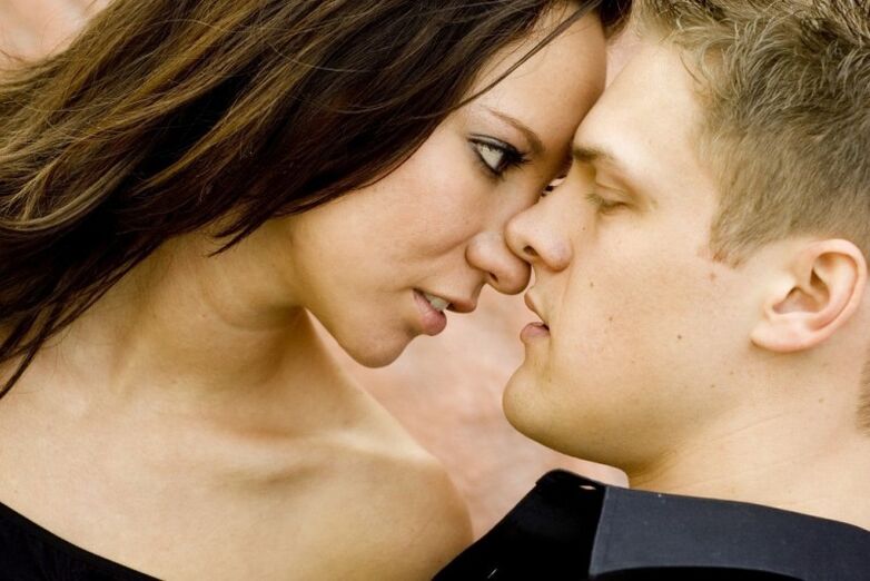 exciting kiss